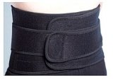 Ipow up to 44 Inch Lightweight Enhanced Professsional Breathable Elastic Compression Waist Lumbar Lower Back Trimmer Support Brace Belt Strap-weight Loss Belt for Men and Women (Waist black)