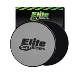 2 Core Sliders – #1 Rated Gliding Discs for Exercise on Amazon – Dual Sided for Use on Carpet or Hardwood Floors – Very Effective Core Trainer and Abdominal Exercise Equipment….