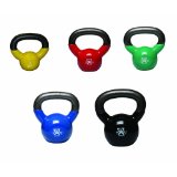 CanDo 10-3199 Vinyl-Coated Kettlebell, 5-piece Set