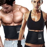 Astir Waist Trimmer Ab Belt For Women & Men•Extra Long (44″), Extra Wide (9″), & Extra Flexible Sweat Belt with Maximum Abdominal Coverage•Non-Slip Surface for Max Waist Slimming•Lifetime Guarantee