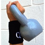 Quest Kettlebell Wrist Guard (Pair) – CrossFit WOD Training (Black)